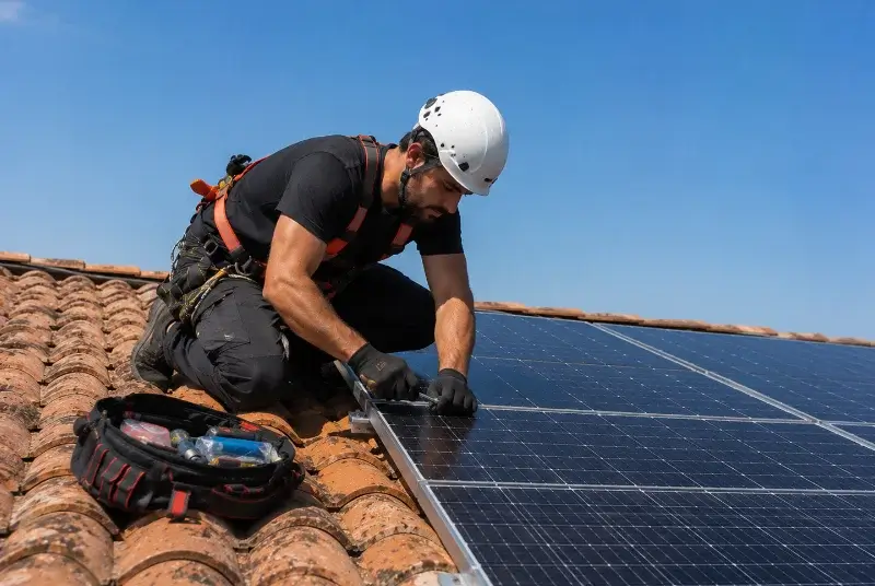 Maintenance et monitoring de panneaux solaires à Noyal-Muzillac